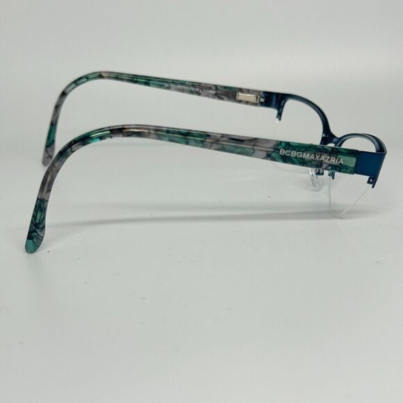 BCBGMAXAZRIA Kana Teal Eyeglasses Frame 53-17-135mm H13480 - Picture 4 of 7